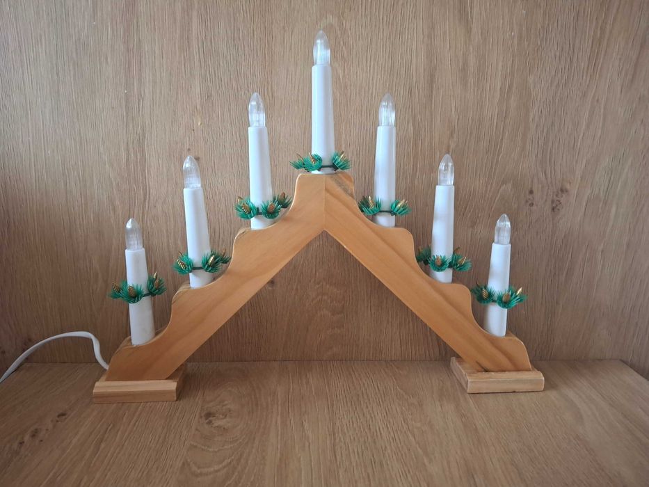 Świecznik adwentowy LED