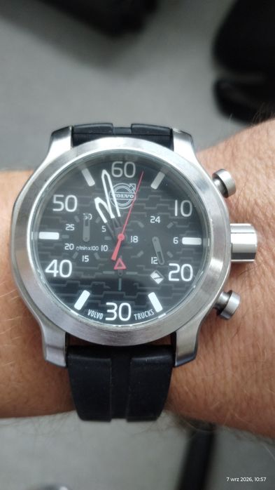 Oryginalny zegarek Volvo Trucks Design w pełni sprawny