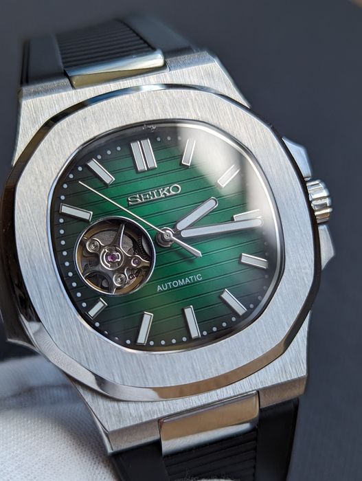 Seiko Nautilus mod open heart guma