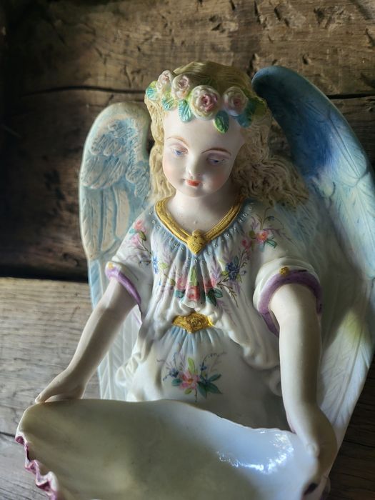 Letu & Mauger porcelanowa kropielnica Anioł Aniołek
