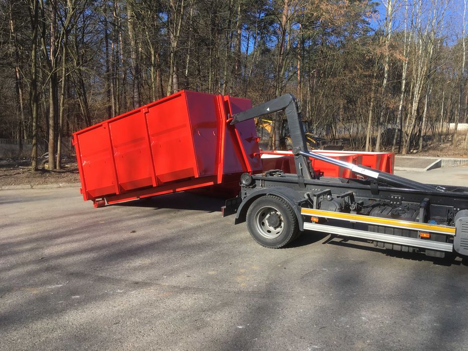 WYNAJEM KONTENERA Wywóz odpadów gruzu poremontowe papa wełna styropian