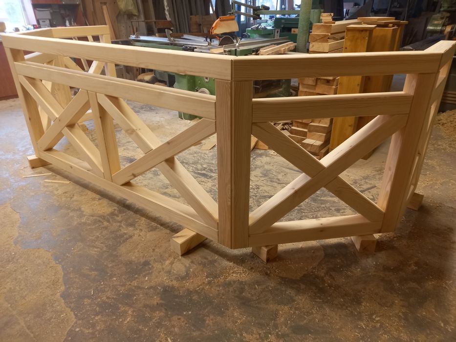 Balustrada drewniana