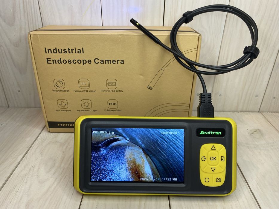 5.5мм! 2 камери! Для дизеля / бензину! Ендоскоп Zealtron бороскоп