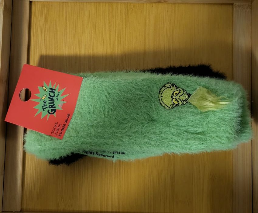 Włochate Skarpetki 2pary The Grinch r 36-38