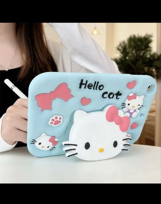 Чохол на Ipad 11 pro 2024 року, 3 д принт рожевий