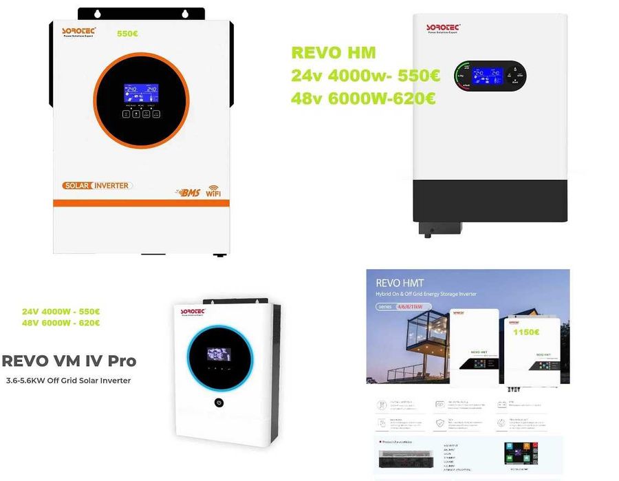 Inversor solar híbrido OFFGRID REVO HMT 11KW
