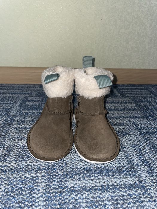 Ботинки демісезонні ,натуральний замш 22 розмір