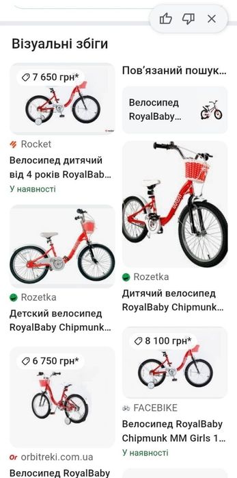 Дитячий велосипед