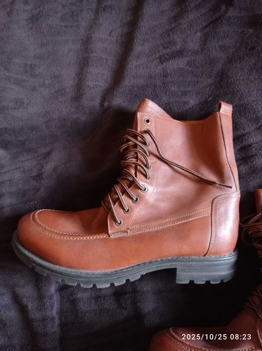 Buty męskie glany ESPRIT skóra jak nowe