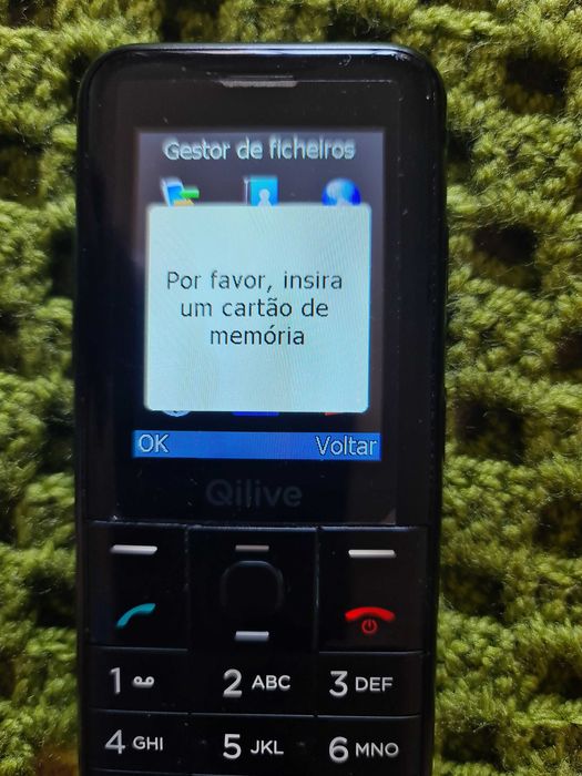 Telemovel Antigo Qilive preto