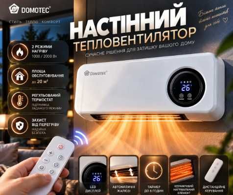 Керамический настенный обогреватель 2000 Вт. Настінний кондиціонер-обігрівач . Настенный тепловентилятор. Настенный обогреватель