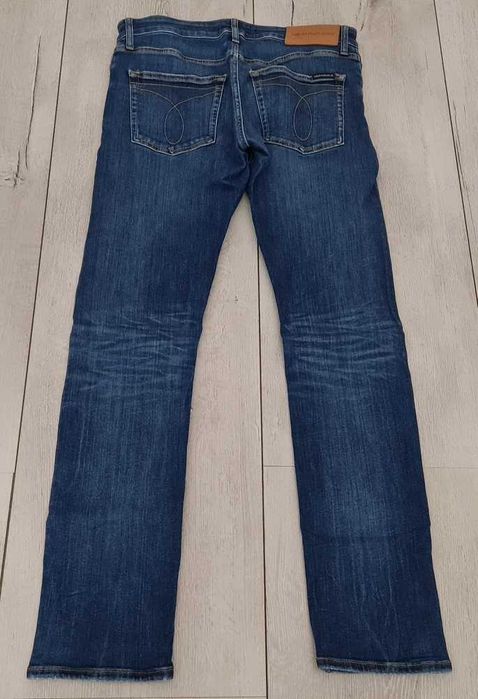 NOWE Spodnie męskie CALVIN KLEIN JEANS slim W31 L32 niebieskie