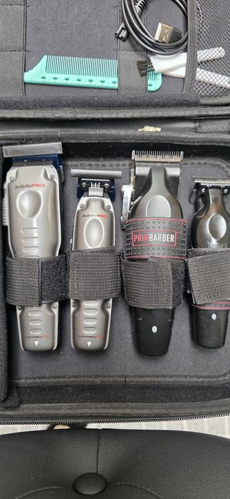 Kit Barbeiro profissional 5 máquinas + extras