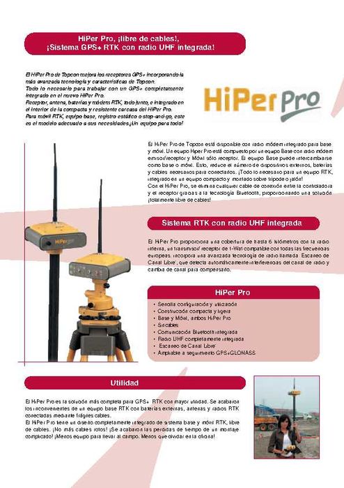 TOPOGRAFIA - TOPCON GPS HIPER PRO.