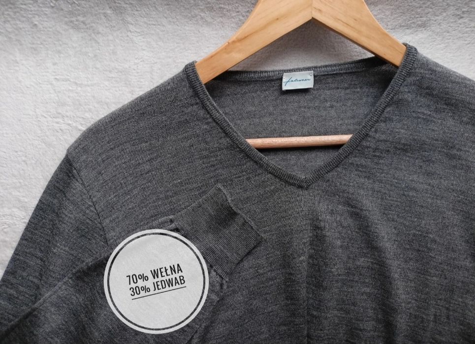 Sweter wełna + jedwab Falconeri/Roz L/XL