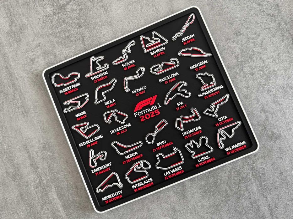F1 2025 3D Tracks Pistas