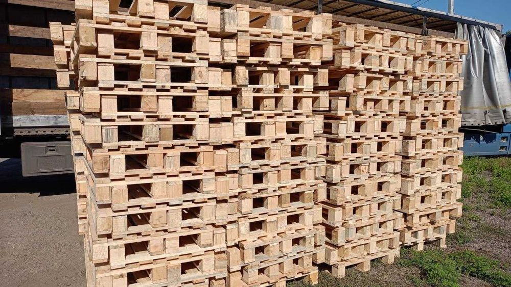 Нові дерев’яні піддони 120×80 | Лубни | Доставка