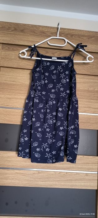 Granatowa sukienka dziewczęca na lato Little Kids r. 134 cm