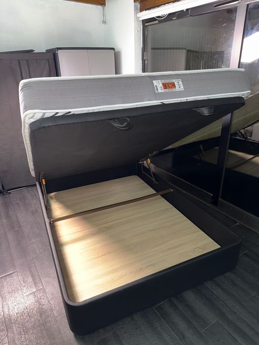 Conjunto Canapé 195x140 + Colchão Visco/Látex