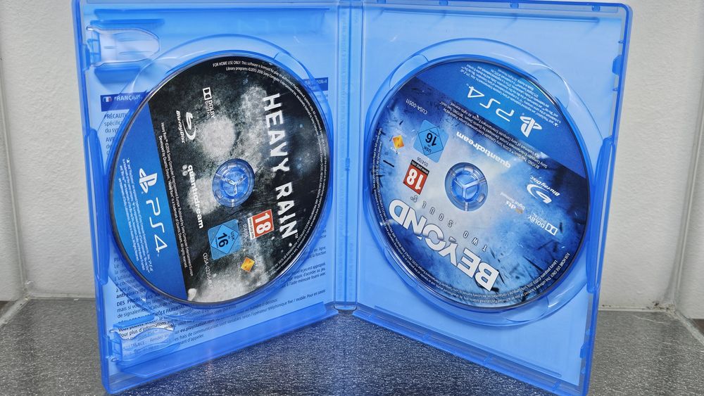 2X jogos Heavy Rain & Beyond Two Souls PS4 PlayStation 4