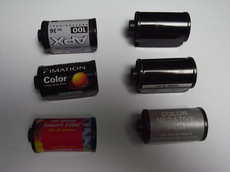 100 cápsulas rolos fotografia aleatórias