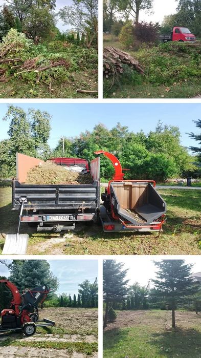 Usługi minikoparka i koparko ładowarka~rebakowanie~wycinka~ogrodyl