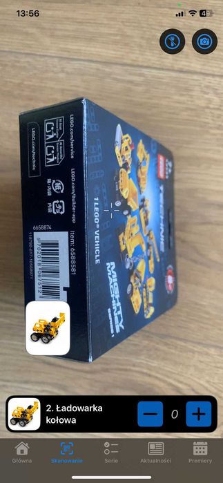 Lego Potężne maszyny 42233 - #2 Ładowarka kołowa