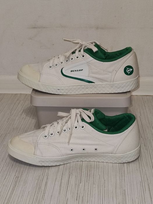 Кеди DUNLOP 45р білі текстильні