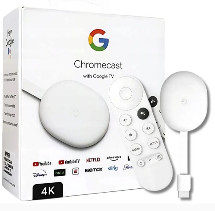 Odtwarzacz multimedialny Google Chromecast 4.0/ 4K