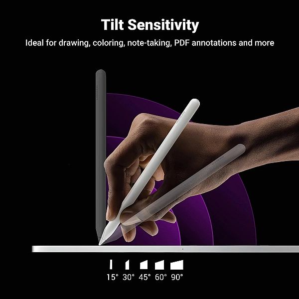 Rysik Ugreen LP653 z ładowaniem bezprzewodowym do tabletów iPad - biał