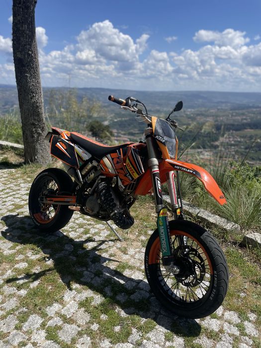 Ktm 125 exc (supermotard) muitos extras