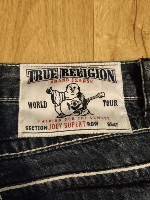 Nowe baggy jeansy true religion rozmiar XL kolor granatowy