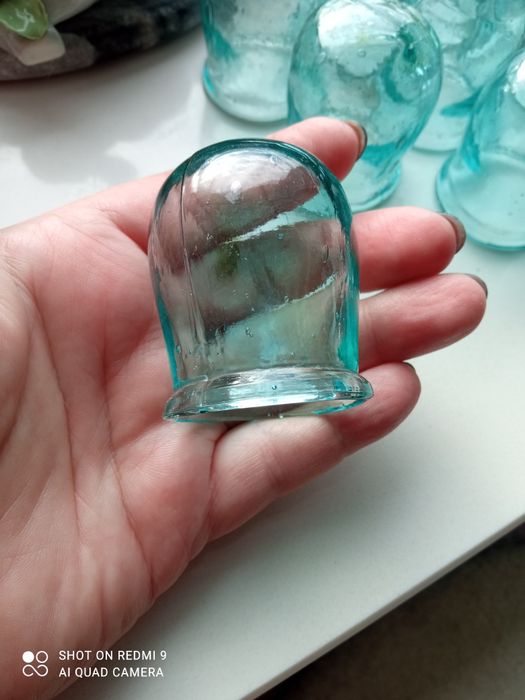 Stare bańki szklane 9 szt