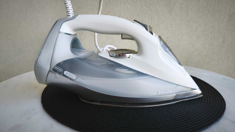 Ferro a Vapor Philips Azur de 2800W com base SteamGlide Elite