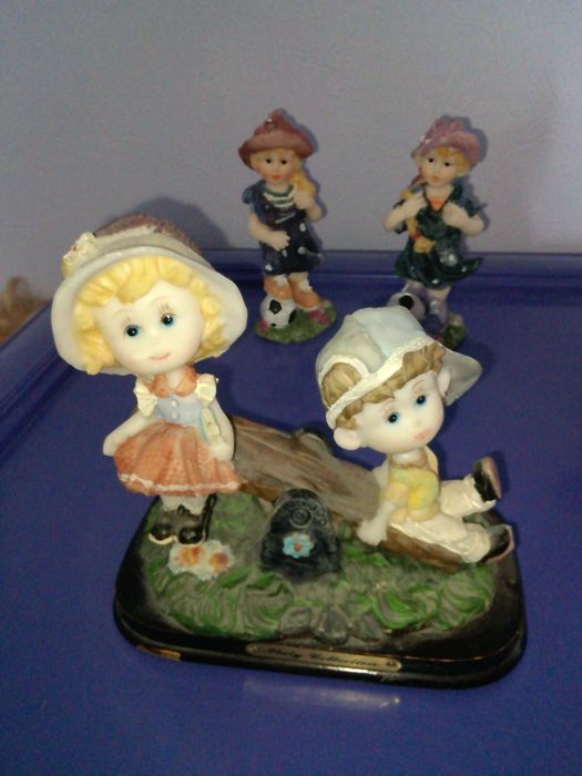 Статуетки колекційні Діти Футболістки пара Кукурудза