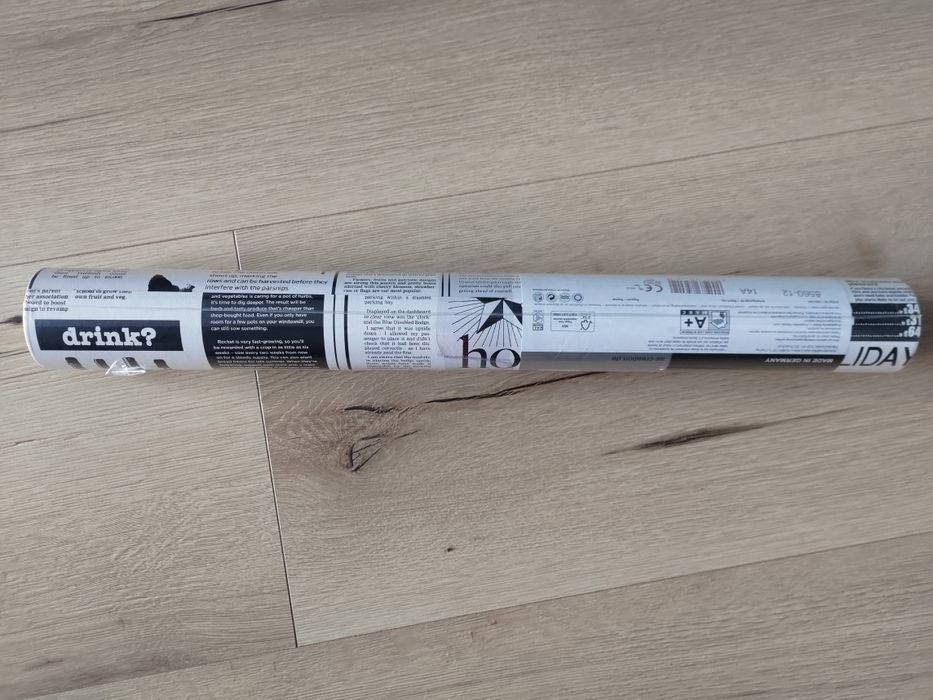 Tapeta z wzorem gazety czarno-biała gazeta