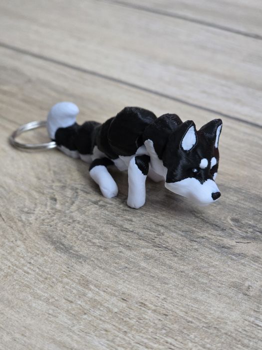 Breloczek Alaskan Malamute 3d - Seria Psów Brelok Druk3d fidget