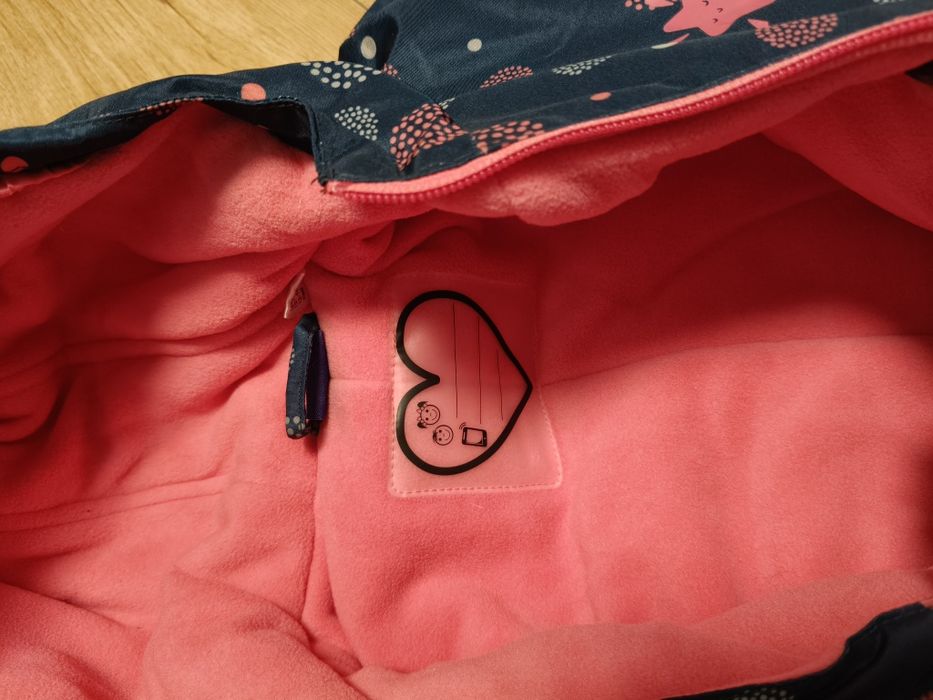 Kombinezon zimowy dla dziewczynki roz 86