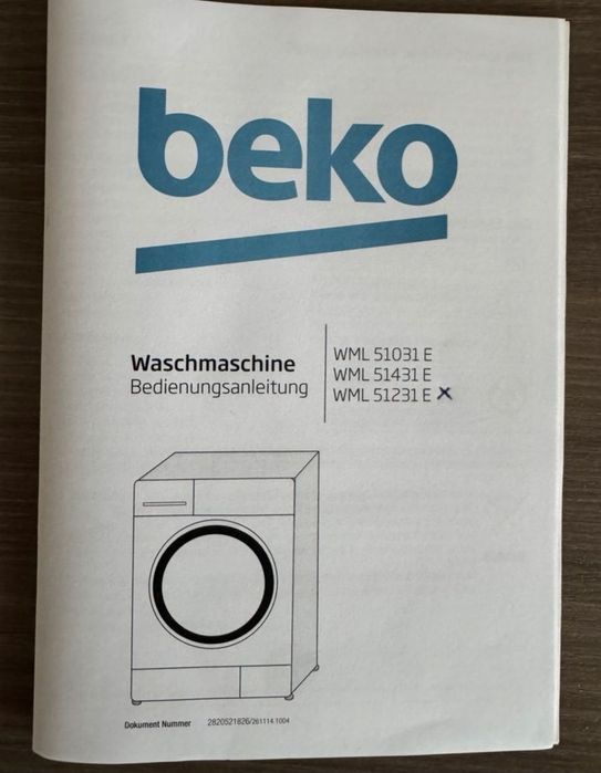 Pralka Beko slim