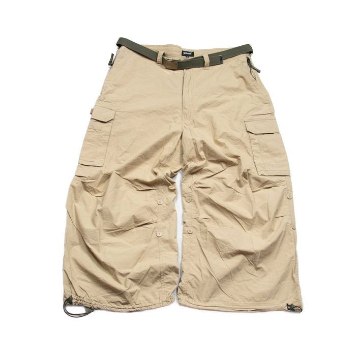 Schott N.Y.C. Cargo Wide Leg Vintage Y2K spodnie Bojówki parachute XL