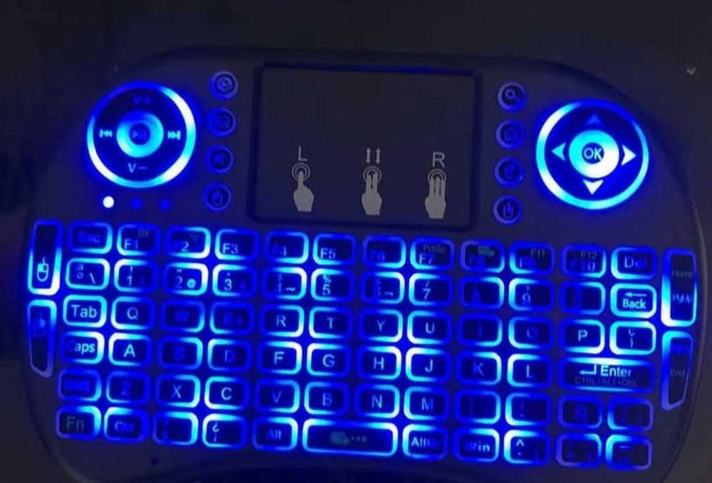 Mini Teclado RGB  para Smart Tv, Box Android ,  Portáteis Novo