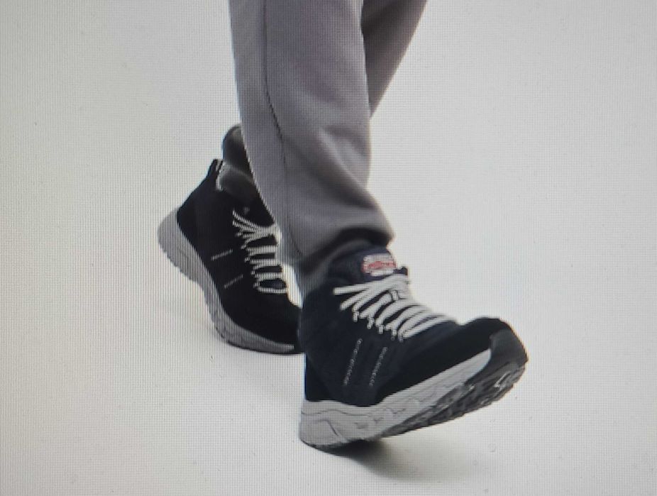 Черевики Skechers Oak Canyon р. 44 сині чоловічі замша/шкіра шнурівка