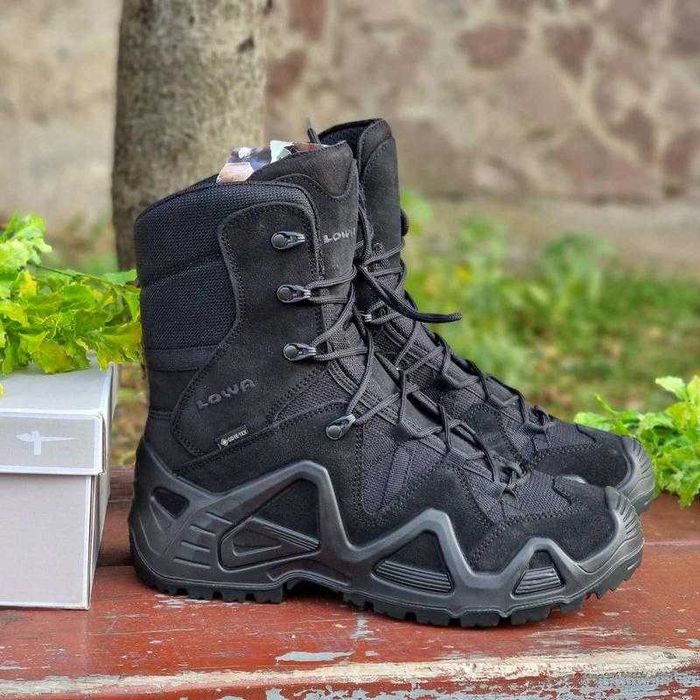 lowa zephyr высокие берцы новые ботинки черные олива кайот