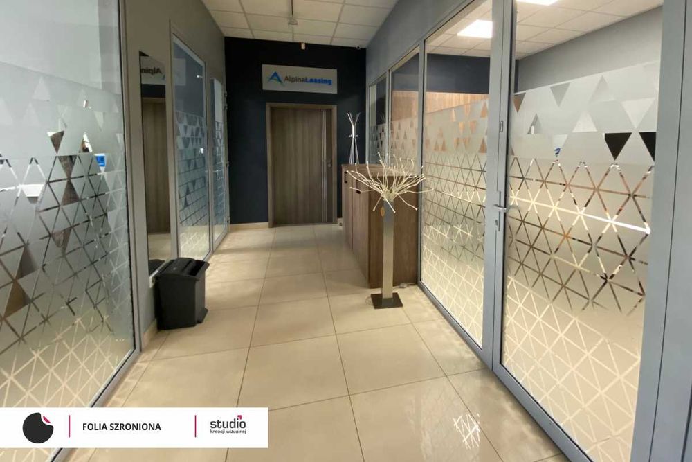 Folia mleczna, szroniona, przeciwsłoneczna na okna, witryny