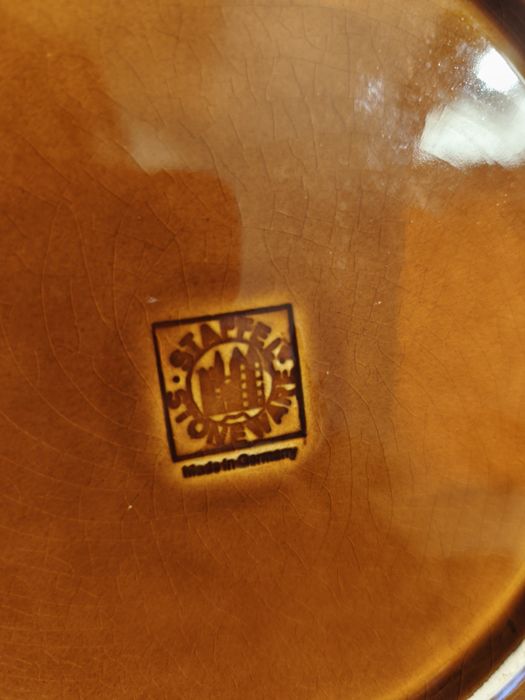 Brązowy talerz deserowy Staffel Stoneware
