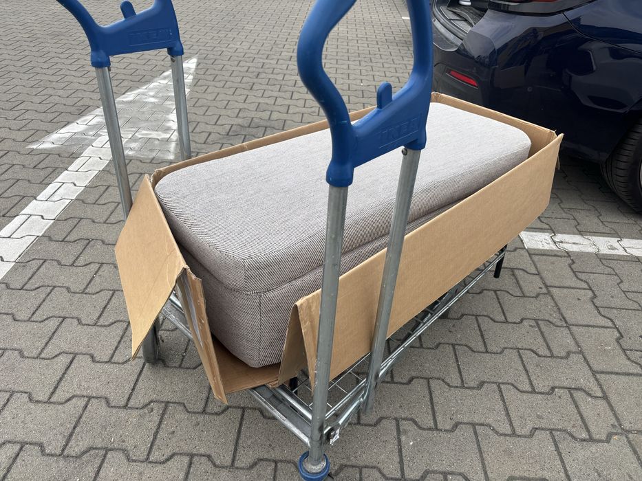 Nowa tylko złożona pufa Valtorp Ikea