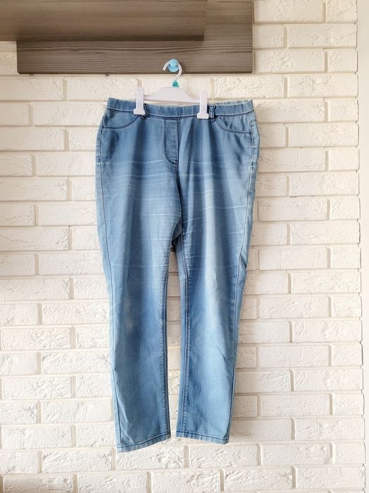 Jeansy damskie 42 [XL] marki M&Co elastan spodnie jasne