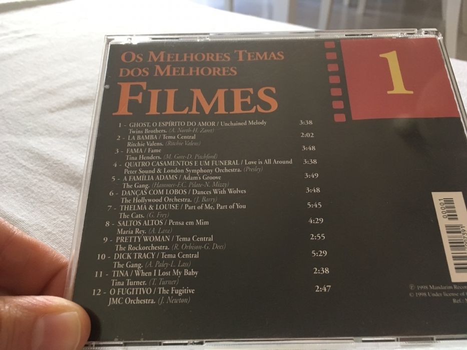 Vendo colecção "Os melhores temas dos melhores filmes"