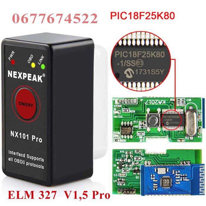Автосканер Elm 327 OBD2 сканер діагностика авто Iphone, Android