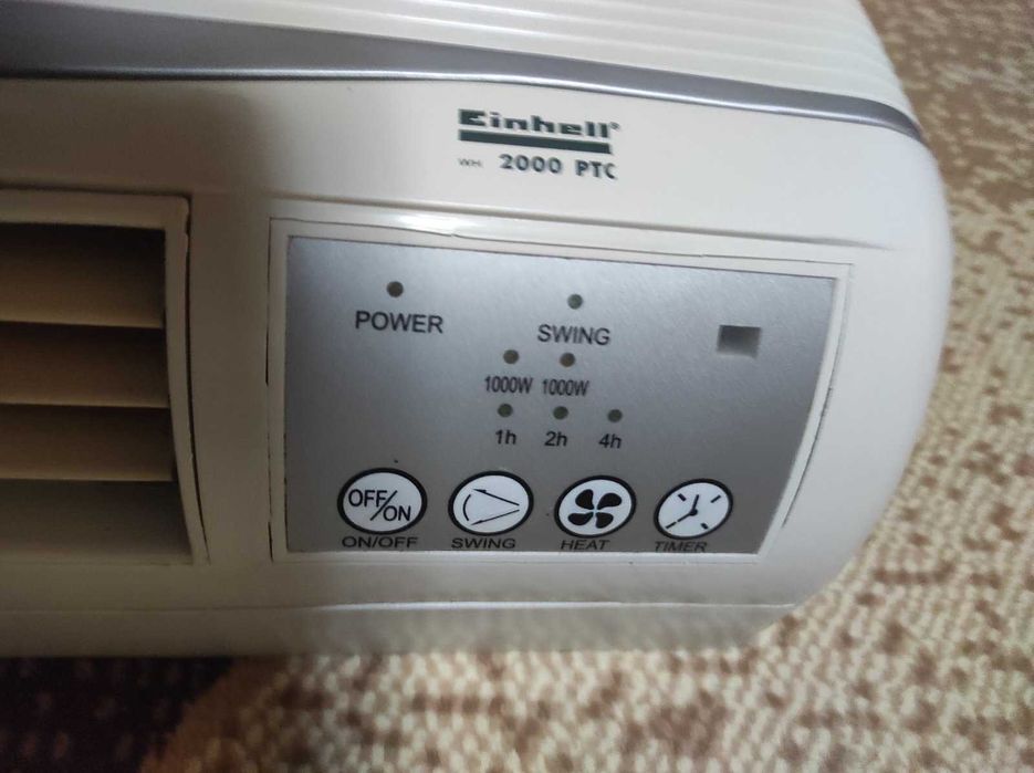 Настінний обігрівач Einhell 2000 PTC із керамічним теном 1300 грн